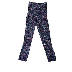 Lululemon Fast and Free High-Rise Crop 23" Floral Spray Leggings Size 2
